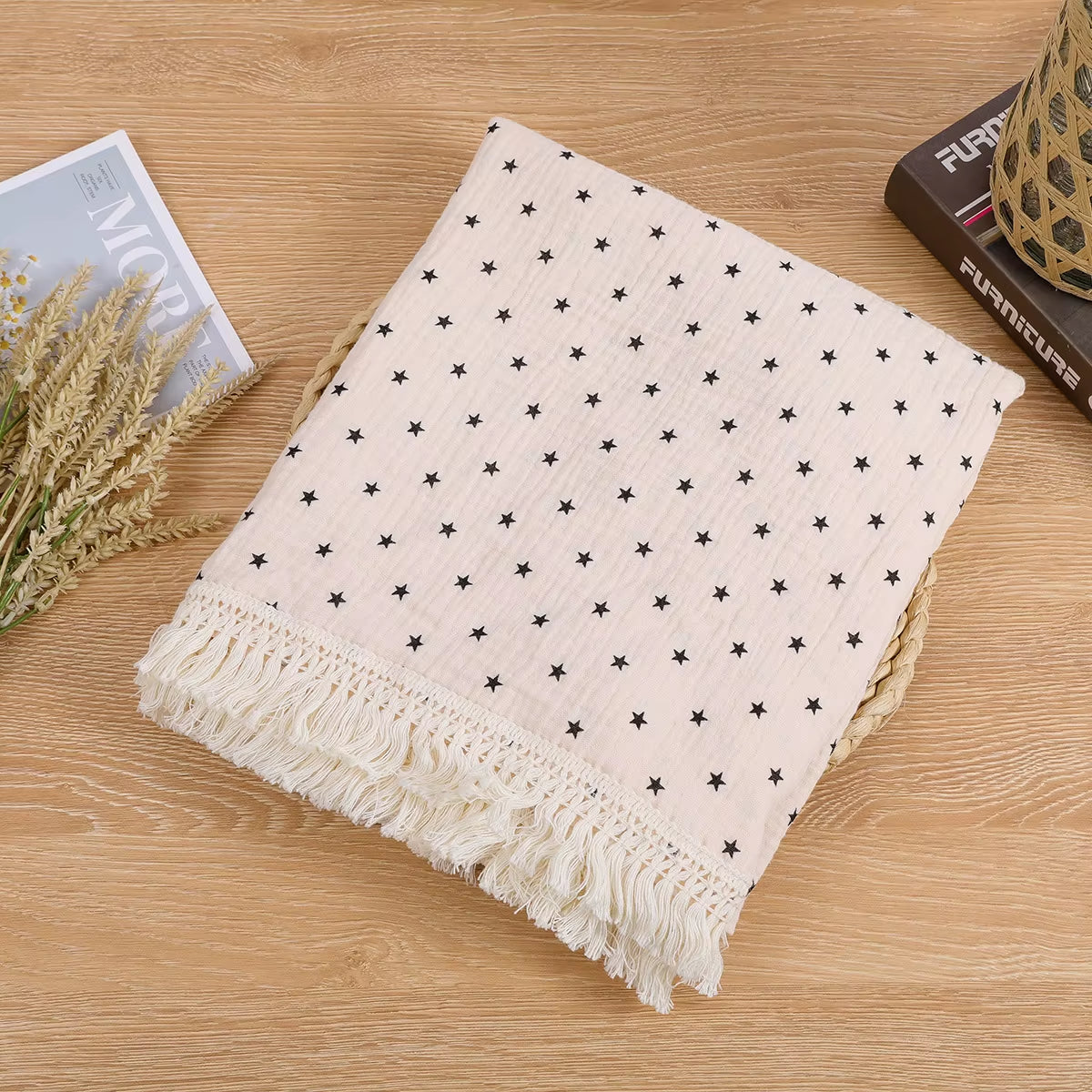 Cute Bear Muslin Squares Cotton Baby Blanket for Newborn Plaid Infant Swaddle Blanket Babies Accessories Bed Summer Comforter