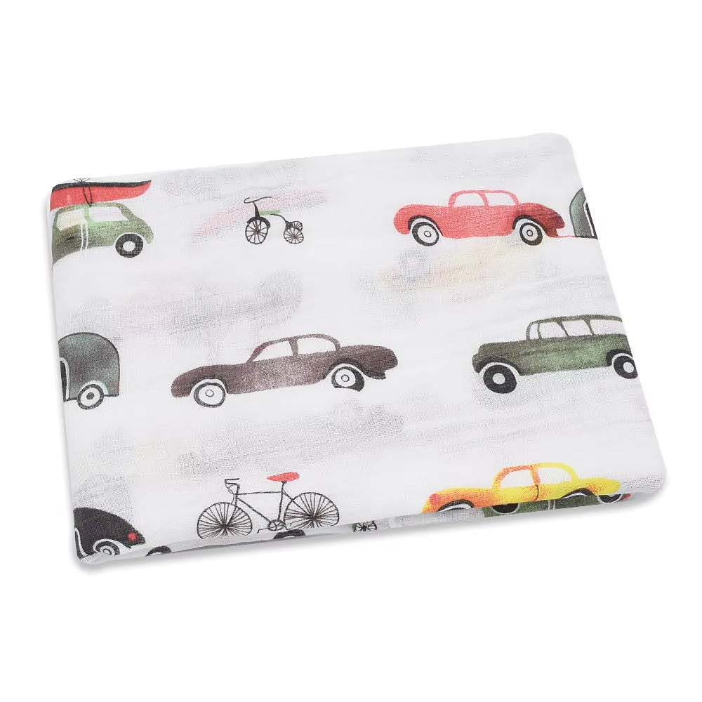 120X120CM Muslin Blanket 100%Cotton Baby Swaddle Soft Newborn Blanket Bath Towel Gauze Infant Kids Wrap Sleepsack Stroller Cover