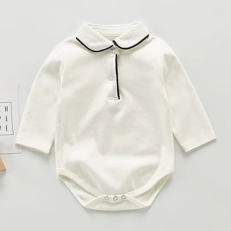 New Newborn Boys Girls Corduroy Jumpsuits Clothes Spring Autumn Baby Boys Girls Rompers Long Sleeve Children Rompers 0-3Yrs