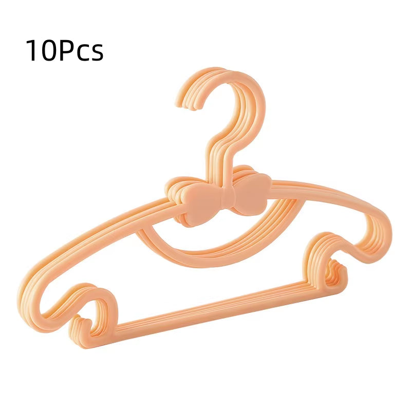 10Pcs Baby Hangers, Non-Slip Kids Baby Clothes Hangers Infant Pants Hangers for Boys Childrens Newborn Organizer