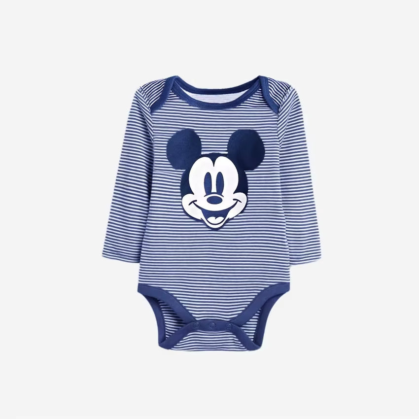 3Pcs Mickey Mouse Newborn Baby Rompers Baby Boy Jumpsuit Roupas Bebes Infant Clothes Summer Baby Bodysuits