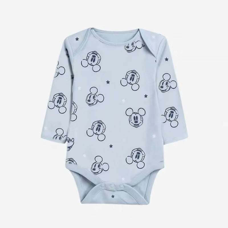 3Pcs Mickey Mouse Newborn Baby Rompers Baby Boy Jumpsuit Roupas Bebes Infant Clothes Summer Baby Bodysuits