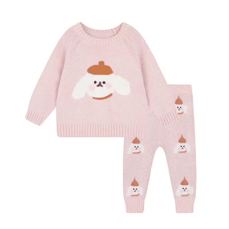 Baby Boy Clothes Sets Autumn Spring Embroidery Kids Sweatshirt Tops + Pant Outfits Baby Cotton Sweater Baby Sports Outfits