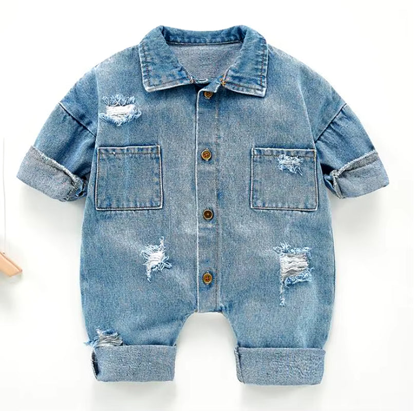 New Newborn Boys Girls Corduroy Jumpsuits Clothes Spring Autumn Baby Boys Girls Rompers Long Sleeve Children Rompers 0-3Yrs