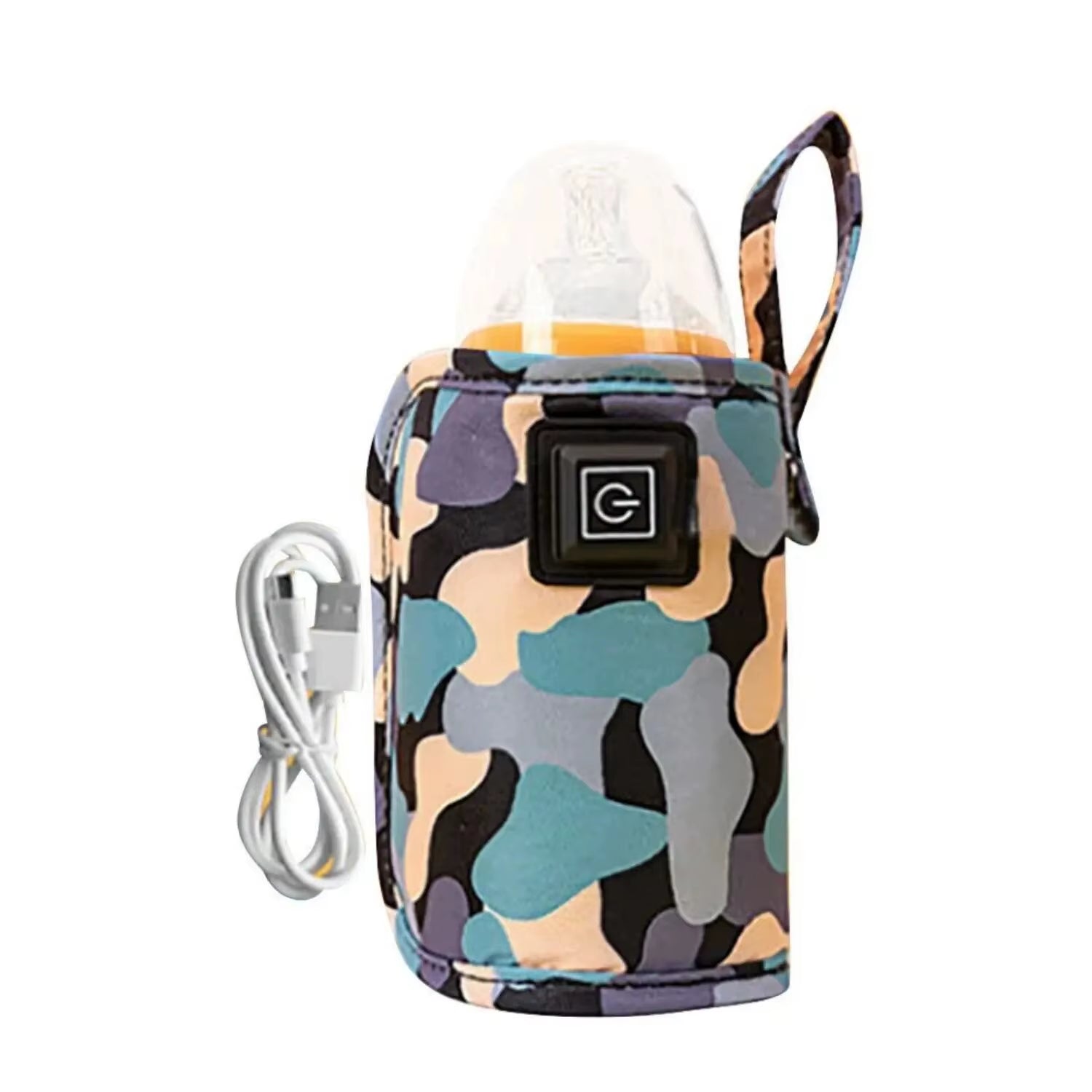 USB Milk Water Warmer Bottle Heater Travel Stroller Insulated Bag Baby Nursing Safe Kids Supplies for Outdoor Winter