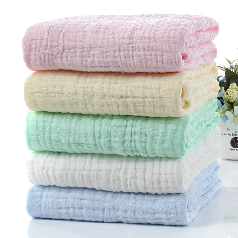 Muslin Squares Diaper Muslin Swaddle Bamboo Baby Blanket Newborn Baby Swaddle Wrap Baby Blankets Newborn Cotton Manta Bebe