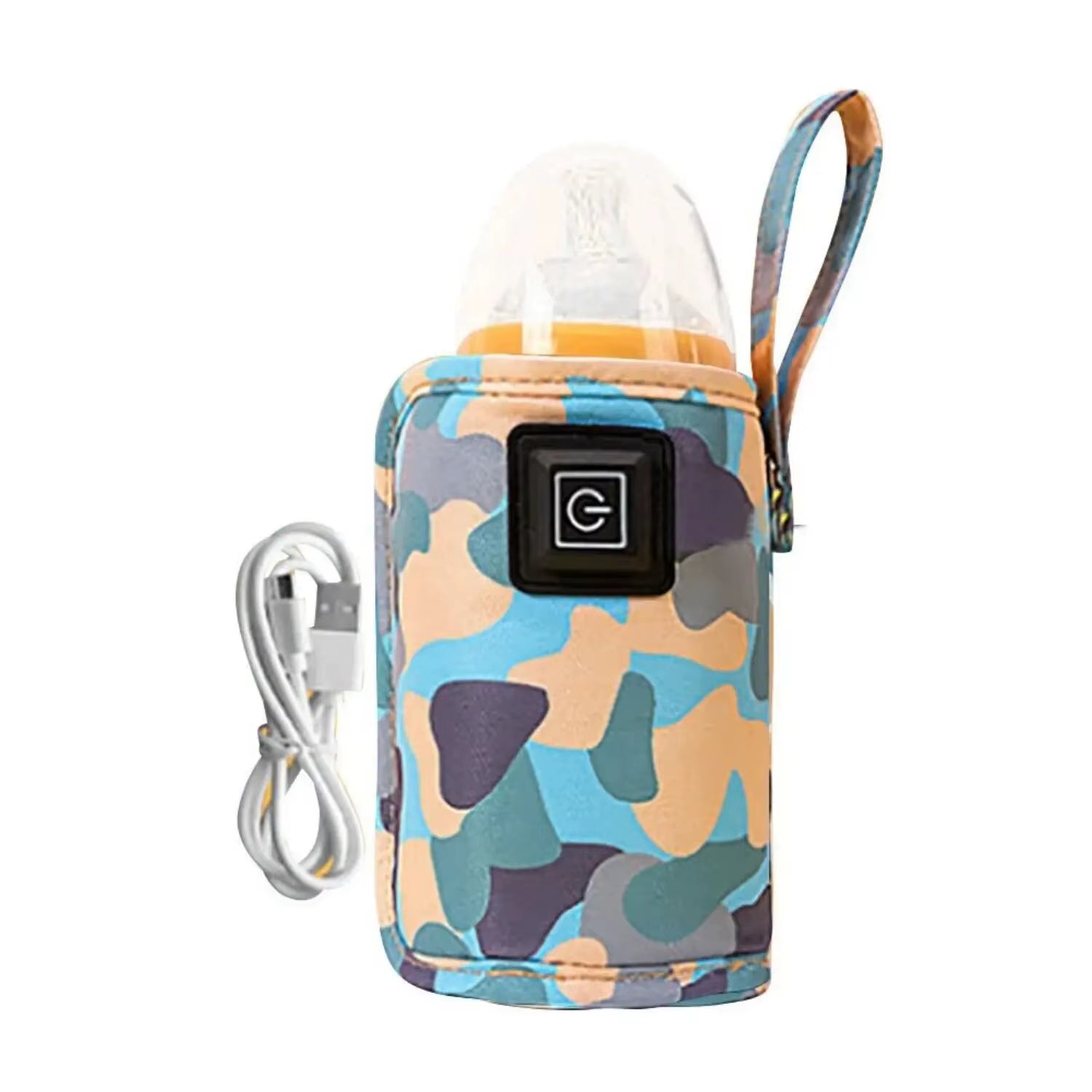 USB Milk Water Warmer Bottle Heater Travel Stroller Insulated Bag Baby Nursing Safe Kids Supplies for Outdoor Winter