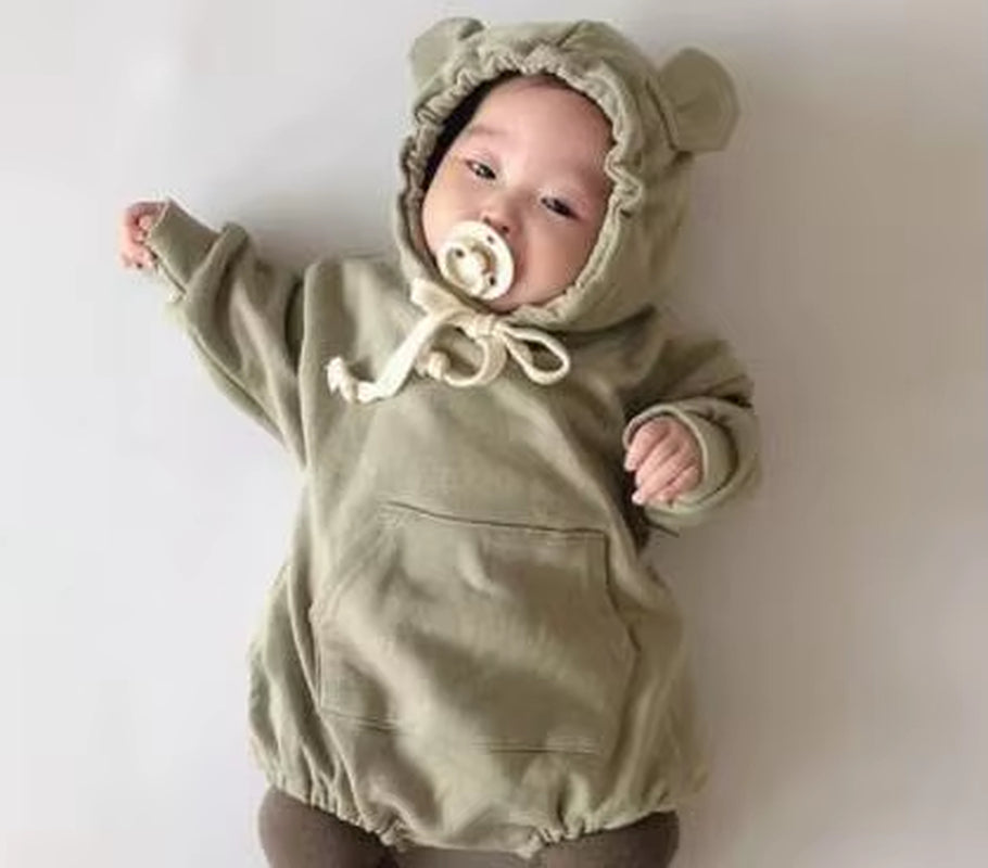 New Newborn Boys Girls Corduroy Jumpsuits Clothes Spring Autumn Baby Boys Girls Rompers Long Sleeve Children Rompers 0-3Yrs